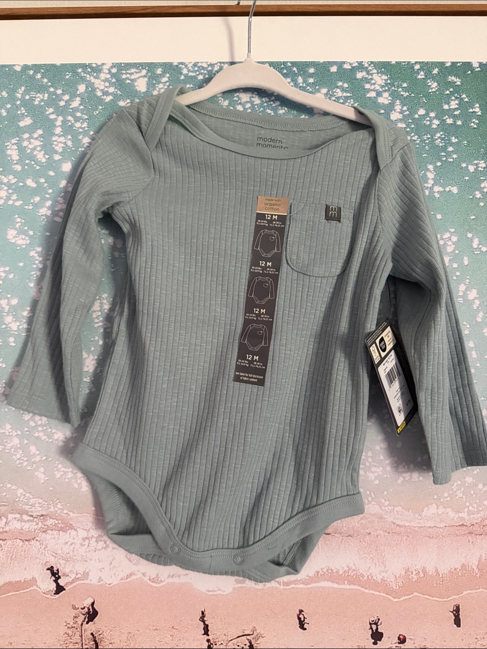 Ribbed Baby One-Piece modern moments